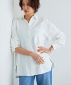 【ピエロ/Pierrot】のRASW ワイドカフスシャツ 人気、トレンドファッション・服の通販 founy(ファニー) ファッション Fashion レディースファッション WOMEN トップス・カットソー Tops/Tshirt シャツ/ブラウス Shirts/Blouses カフス Cuffs シンプル Simple ラウンド Round ワイド Wide エレガント 上品 Elegant 羽織 Haori thumbnail オフホワイト|ID: prp329100004207684 ipo3291000000029157515