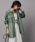 【ピエロ/Pierrot】のRASW シアーマルチwayシャツ 人気、トレンドファッション・服の通販 founy(ファニー) ファッション Fashion レディースファッション WOMEN トップス・カットソー Tops/Tshirt シャツ/ブラウス Shirts/Blouses カシュクール Cachecoeur シアー Sheer トレンド Trend フラップ Flap ポケット Pocket ヨーク Yoke thumbnail アッシュグリーン|ID: prp329100004207685 ipo3291000000029157519