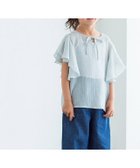 【ピエロ/Pierrot】のlulpini フリルスリーブブラウス 人気、トレンドファッション・服の通販 founy(ファニー) ファッション Fashion レディースファッション WOMEN トップス・カットソー Tops/Tshirt シャツ/ブラウス Shirts/Blouses エアリー Airy シアー Sheer スリーブ Sleeve フリル Frills リボン Ribbon thumbnail アイスブルー|ID: prp329100004207689 ipo3291000000029157563