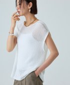 【ピエロ/Pierrot】のRASW リネン混ローゲージフレンチメッシュニット 人気、トレンドファッション・服の通販 founy(ファニー) ファッション Fashion レディースファッション WOMEN トップス・カットソー Tops/Tshirt ニット Knit Tops スリーブ Sleeve デコルテ Decolletage フレンチ French リネン Linen リラックス Relax thumbnail オフホワイト|ID: prp329100004207694 ipo3291000000029157590