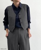 【ピエロ/Pierrot】のRASW ウールミックスベスト 人気、トレンドファッション・服の通販 founy(ファニー) ファッション Fashion レディースファッション WOMEN アウター Coat Outerwear トップス・カットソー Tops/Tshirt ベスト/ジレ Gilets/Vests おすすめ Recommend コンパクト Compact ジャケット Jacket ベスト Vest ボトム Bottom エレガント 上品 Elegant thumbnail 杢グレー|ID: prp329100004207698 ipo3291000000029157625