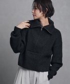 【ピエロ/Pierrot】のRASW ハーフジップクロップドニット 人気、トレンドファッション・服の通販 founy(ファニー) ファッション Fashion レディースファッション WOMEN トップス・カットソー Tops/Tshirt ニット Knit Tops インナー Inner クロップド Cropped コンパクト Compact シルバー Silver ハイネック High Neck バランス Balance ルーズ Loose 畦 Ridge thumbnail 杢ブラック|ID: prp329100004207702 ipo3291000000029157651