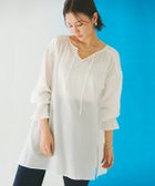 【ピエロ/Pierrot】のRASW コットンボイル楊柳ギャザーブラウス 人気、トレンドファッション・服の通販 founy(ファニー) ファッション Fashion レディースファッション WOMEN トップス・カットソー Tops/Tshirt シャツ/ブラウス Shirts/Blouses ギャザー Gather スリット Slit スリーブ Sleeve thumbnail オフホワイト|ID: prp329100004207703 ipo3291000000029157662