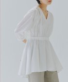 【ピエロ/Pierrot】のRASW ウエストギャザーチュニックブラウス 人気、トレンドファッション・服の通販 founy(ファニー) ファッション Fashion レディースファッション WOMEN トップス・カットソー Tops/Tshirt シャツ/ブラウス Shirts/Blouses ギャザー Gather フレア Flare thumbnail オフホワイト|ID: prp329100004207713 ipo3291000000029157743