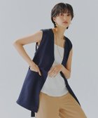 【ピエロ/Pierrot】のRASW リネンライクバックスリットジレ 人気、トレンドファッション・服の通販 founy(ファニー) ファッション Fashion レディースファッション WOMEN アウター Coat Outerwear トップス・カットソー Tops/Tshirt ベスト/ジレ Gilets/Vests バッグ Bag スリット Slit リネン Linen thumbnail ダークネイビー|ID: prp329100004207714 ipo3291000000029157750