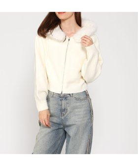 【イング/INGNI】 7Gファー付ニットパーカー人気、トレンドファッション・服の通販 founy(ファニー) ファッション Fashion レディースファッション WOMEN トップス・カットソー Tops/Tshirt ニット Knit Tops パーカ Sweats A/W・秋冬 Aw・Autumn/Winter・Fw・Fall-Winter インナー Inner ガーリー Girly ダウン Down パーカー Hoodie フェミニン Feminine ベーシック Basic 秋 Autumn/Fall |ID:prp329100004207720