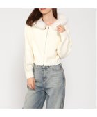 【イング/INGNI】の7Gファー付ニットパーカー 人気、トレンドファッション・服の通販 founy(ファニー) ファッション Fashion レディースファッション WOMEN トップス・カットソー Tops/Tshirt ニット Knit Tops パーカ Sweats A/W・秋冬 Aw・Autumn/Winter・Fw・Fall-Winter インナー Inner ガーリー Girly ダウン Down パーカー Hoodie フェミニン Feminine ベーシック Basic 秋 Autumn/Fall thumbnail オフホワイト|ID: prp329100004207720 ipo3291000000029157855