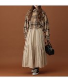 【サルーン/SALOON】のショート丈チェックシャツ 人気、トレンドファッション・服の通販 founy(ファニー) ファッション Fashion レディースファッション WOMEN トップス・カットソー Tops/Tshirt シャツ/ブラウス Shirts/Blouses ショート Short チェック Check 秋 Autumn/Fall thumbnail ベージュ55|ID: prp329100004207731 ipo3291000000029157990