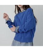 【サルーン/SALOON】のウールカシミヤショートニット 人気、トレンドファッション・服の通販 founy(ファニー) ファッション Fashion レディースファッション WOMEN トップス・カットソー Tops/Tshirt ニット Knit Tops おすすめ Recommend カシミヤ Cashmere コンパクト Compact タイトスカート Tight Skirt バランス Balance フラット Flat ボトム Bottom ワイド Wide 冬 Winter thumbnail ブルー80|ID: prp329100004207735 ipo3291000000029158067