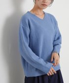 【ピエロ/Pierrot】のVネックウールライクニット 人気、トレンドファッション・服の通販 founy(ファニー) ファッション Fashion レディースファッション WOMEN トップス・カットソー Tops/Tshirt ニット Knit Tops Vネック V-Neck ベーシック Basic ボトム Bottom ルーズ Loose thumbnail ブルー|ID: prp329100004207750 ipo3291000000029533691