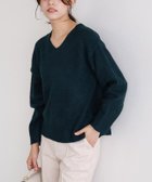 【ピエロ/Pierrot】のVネックウールライクニット 人気、トレンドファッション・服の通販 founy(ファニー) ファッション Fashion レディースファッション WOMEN トップス・カットソー Tops/Tshirt ニット Knit Tops Vネック V-Neck ベーシック Basic ボトム Bottom ルーズ Loose thumbnail ダークグリーン|ID: prp329100004207750 ipo3291000000029533692