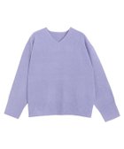 【ピエロ/Pierrot】のVネックウールライクニット 人気、トレンドファッション・服の通販 founy(ファニー) ファッション Fashion レディースファッション WOMEN トップス・カットソー Tops/Tshirt ニット Knit Tops Vネック V-Neck ベーシック Basic ボトム Bottom ルーズ Loose thumbnail ブルーラベンダー|ID: prp329100004207750 ipo3291000000029533693