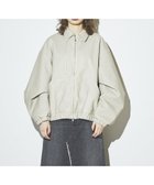 【コンバーストウキョウ/CONVERSE TOKYO】の【HL】VINTAGE SYNTHETIC LEATHER BLOUSON 人気、トレンドファッション・服の通販 founy(ファニー) ファッション Fashion レディースファッション WOMEN アウター Coat Outerwear ブルゾン Blouson/Jackets インナー Inner ヴィンテージ Vintage 軽量 Lightweight スウェット Sweat スリーブ Sleeve トレンド Trend フェイクレザー Faux Leather フレア Flare ロング Long 楽ちん Easy A/W・秋冬 Aw・Autumn/Winter・Fw・Fall-Winter おすすめ Recommend thumbnail ベージュ|ID: prp329100004207769 ipo3291000000029158537