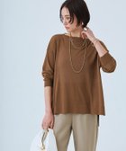 【ピエロ/Pierrot】のRASW シアーボートネックニット 人気、トレンドファッション・服の通販 founy(ファニー) ファッション Fashion レディースファッション WOMEN トップス・カットソー Tops/Tshirt ニット Knit Tops スリット Slit デコルテ Decolletage エレガント 上品 Elegant thumbnail 杢ブラウン|ID: prp329100004207861 ipo3291000000029159470