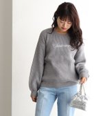 【ピエロ/Pierrot】の刺繍ロゴニット 人気、トレンドファッション・服の通販 founy(ファニー) ファッション Fashion レディースファッション WOMEN トップス・カットソー Tops/Tshirt ニット Knit Tops 畦 Ridge thumbnail 杢グレー|ID: prp329100004207864 ipo3291000000029159502