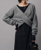 【ピエロ/Pierrot】のRASW カシュクールニット 人気、トレンドファッション・服の通販 founy(ファニー) ファッション Fashion レディースファッション WOMEN トップス・カットソー Tops/Tshirt ニット Knit Tops クロップド Cropped ツイスト Twist デコルテ Decolletage フロント Front thumbnail 杢グレー|ID: prp329100004207870 ipo3291000000029159577