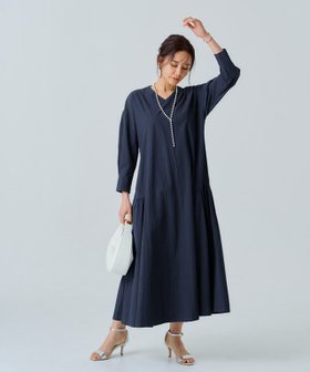 【ピエロ/Pierrot】 RASW ギャザー切り替えワンピース人気、トレンドファッション・服の通販 founy(ファニー) ファッション Fashion レディースファッション WOMEN ワンピース Dress ギャザー Gather ロング Long |ID:prp329100004207946