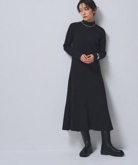 【ピエロ/Pierrot】 RASW フレアリブニットワンピース人気、トレンドファッション・服の通販 founy(ファニー) ファッション Fashion レディースファッション WOMEN ワンピース Dress ニットワンピース Knit Dresses シンプル Simple フィット Fit フェミニン Feminine フレア Flare ロング Long エレガント 上品 Elegant |ID:prp329100004207998