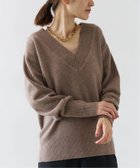 【ヴェルメイユ パー イエナ/VERMEIL par iena】のPure merino wool Vネックプルオーバー ベージュ|ID: prp329100004207999 ipo3291000000029160944