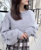 【イング/INGNI】の3Gショルダースリットリボンブークレニット 人気、トレンドファッション・服の通販 founy(ファニー) ファッション Fashion レディースファッション WOMEN トップス・カットソー Tops/Tshirt ニット Knit Tops A/W・秋冬 Aw・Autumn/Winter・Fw・Fall-Winter ショート Short スラックス Slacks スリット Slit デニム Denim フェミニン Feminine リボン Ribbon ワイド Wide エレガント 上品 Elegant thumbnail グレー|ID: prp329100004208056 ipo3291000000029533569