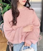 【イング/INGNI】の3Gショルダースリットリボンブークレニット 人気、トレンドファッション・服の通販 founy(ファニー) ファッション Fashion レディースファッション WOMEN トップス・カットソー Tops/Tshirt ニット Knit Tops A/W・秋冬 Aw・Autumn/Winter・Fw・Fall-Winter ショート Short スラックス Slacks スリット Slit デニム Denim フェミニン Feminine リボン Ribbon ワイド Wide エレガント 上品 Elegant thumbnail ピンク|ID: prp329100004208056 ipo3291000000029533570