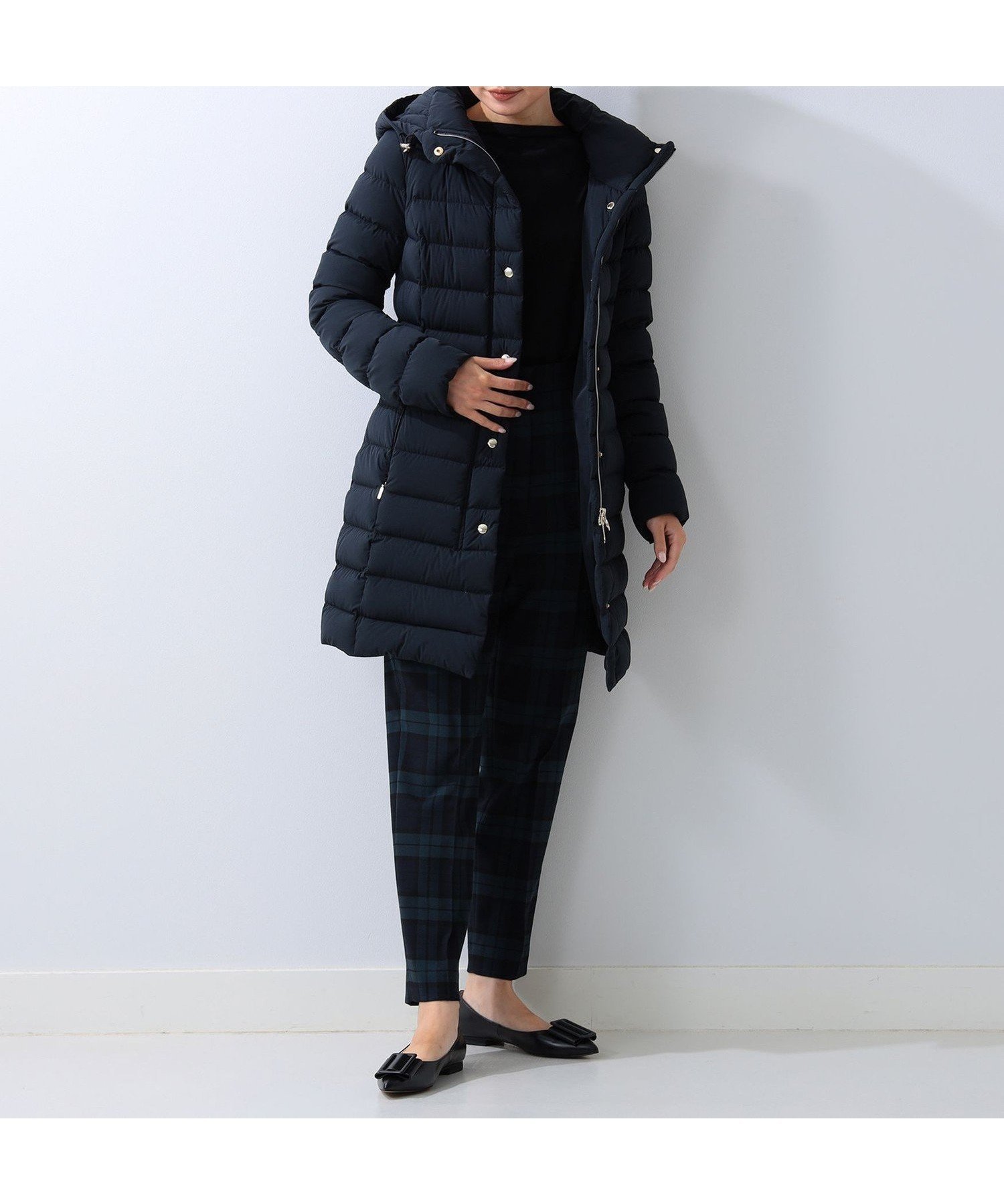 【デミルクス ビームス/Demi-Luxe BEAMS】のCAPE HORN / SANTACRUZ ダウン コート 24AW インテリア・キッズ・メンズ・レディースファッション・服の通販 founy(ファニー) 　ファッション　Fashion　レディースファッション　WOMEN　アウター　Coat Outerwear　コート　Coats　ダウン　Down Coats And Jackets　2024年　2024　2024-2025秋冬・A/W　Aw/Autumn/Winter/Fw/Fall/2024-2025　エレガント 上品　Elegant　シェイプ　Shape　ストレッチ　Stretch　ダウン　Down　ハイネック　High Neck　人気　Popularity　BLACK|ID: prp329100004208058 ipo3291000000029404433