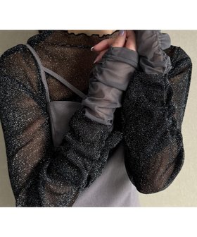 【ジュノア/JUNOAH】のレイヤード風ラメシアートップス 人気、トレンドファッション・服の通販 founy(ファニー) ファッション Fashion レディースファッション WOMEN トップス・カットソー Tops/Tshirt |ID:prp329100004208109