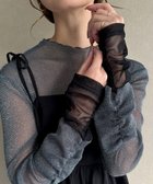 【ジュノア/JUNOAH】のレイヤード風ラメシアートップス 人気、トレンドファッション・服の通販 founy(ファニー) ファッション Fashion レディースファッション WOMEN トップス・カットソー Tops/Tshirt thumbnail ブルーグレー|ID: prp329100004208109 ipo3291000000029161794