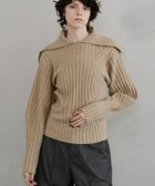 【エマリンバー/EMMA LIMBER】の2way Collor Knit 人気、トレンドファッション・服の通販 founy(ファニー) ファッション Fashion レディースファッション WOMEN トップス・カットソー Tops/Tshirt ニット Knit Tops 再入荷 Restock/Back In Stock/Re Arrival thumbnail ベージュ|ID: prp329100004208120 ipo3291000000029161881