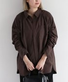 【セポ/cepo】のシャーリングドロストL/Sシャツ 人気、トレンドファッション・服の通販 founy(ファニー) ファッション Fashion レディースファッション WOMEN トップス・カットソー Tops/Tshirt シャツ/ブラウス Shirts/Blouses A/W・秋冬 Aw・Autumn/Winter・Fw・Fall-Winter ギャザー Gather シャーリング Shirring ドローコード Draw Cord フロント Front リボン Ribbon 秋 Autumn/Fall thumbnail ブラウン|ID: prp329100004208126 ipo3291000000029161926