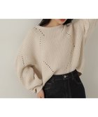 【プロポーション ボディドレッシング/PROPORTION BODY DRESSING】のシンプルアイレットニット 24AW 人気、トレンドファッション・服の通販 founy(ファニー) ファッション Fashion レディースファッション WOMEN トップス・カットソー Tops/Tshirt ニット Knit Tops 2024年 2024 2024-2025秋冬・A/W Aw/Autumn/Winter/Fw/Fall/2024-2025 アイレット Eyelet ウォーム Worm シンプル Simple thumbnail アイボリー2|ID: prp329100004208188 ipo3291000000029472975