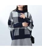 【ビームス ハート/BEAMS HEART】のジャカード チェック柄 ニット(ウォッシャブル) 24AW NAVY|ID: prp329100004208219 ipo3291000000029162624