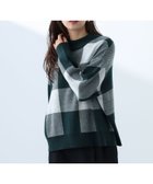 【ビームス ハート/BEAMS HEART】のジャカード チェック柄 ニット(ウォッシャブル) 24AW GREEN|ID: prp329100004208219 ipo3291000000029162628