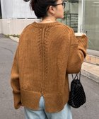 【チャオパニックティピー/CIAOPANIC TYPY】のバックスリットメランジカラーニット 人気、トレンドファッション・服の通販 founy(ファニー) ファッション Fashion レディースファッション WOMEN トップス・カットソー Tops/Tshirt ニット Knit Tops カーディガン Cardigan シンプル Simple スリット Slit タイトスカート Tight Skirt デニム Denim 定番 Standard ボトム Bottom メランジ Melange ロング Long ワイド Wide おすすめ Recommend thumbnail キャメル|ID: prp329100004208225 ipo3291000000029162738