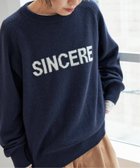 【スピック&スパン/Spick & Span】のラグランロゴニットプルオーバー 人気、トレンドファッション・服の通販 founy(ファニー) ファッション Fashion レディースファッション WOMEN トップス・カットソー Tops/Tshirt ニット Knit Tops プルオーバー Pullover インナー Inner カットソー Cut And Sew トレンド Trend thumbnail ネイビー|ID: prp329100004208234 ipo3291000000029519927