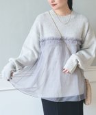 【フリークスストア/FREAK'S STORE】のチュールドッキングニット 人気、トレンドファッション・服の通販 founy(ファニー) ファッション Fashion レディースファッション WOMEN トップス・カットソー Tops/Tshirt ニット Knit Tops A/W・秋冬 Aw・Autumn/Winter・Fw・Fall-Winter 冬 Winter チュール Tulle トレンド Trend ドッキング Docking thumbnail グレー|ID: prp329100004208237 ipo3291000000029162874