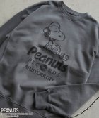 【コーエン/COEN】のPEANUTS(ピーナッツ)*coen ピグメント裏毛スウェット DK.GRAY|ID: prp329100004208275 ipo3291000000029485859