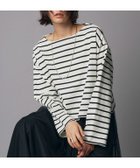 【ピエロ/Pierrot】のRASW 綿100%ボーダークロップドロンT 人気、トレンドファッション・服の通販 founy(ファニー) ファッション Fashion レディースファッション WOMEN トップス・カットソー Tops/Tshirt ロング / Tシャツ T-Shirts クロップド Cropped スリーブ Sleeve バランス Balance ボーダー Border ワイド Wide 定番 Standard thumbnail オフホワイト×ブラック|ID: prp329100004208298 ipo3291000000029164936