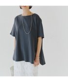 【ピエロ/Pierrot】のRASW コーマコットンオーバーTシャツ 人気、トレンドファッション・服の通販 founy(ファニー) ファッション Fashion レディースファッション WOMEN トップス・カットソー Tops/Tshirt シャツ/ブラウス Shirts/Blouses ロング / Tシャツ T-Shirts スリット Slit ラウンド Round エレガント 上品 Elegant thumbnail チャコール|ID: prp329100004208299 ipo3291000000029164941