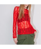 【アウラアイラ/AULA AILA】のLACE INNER TOPS 人気、トレンドファッション・服の通販 founy(ファニー) ファッション Fashion レディースファッション WOMEN トップス・カットソー Tops/Tshirt インナー Inner キャミワンピース Cami Dress レース Race ロング Long エレガント 上品 Elegant 半袖 Short Sleeve 長袖 Long Sleeve thumbnail RED|ID: prp329100004208394 ipo3291000000029165462