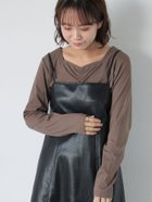 【エヘカソポ/ehka sopo】のフロントシャーリングカットソー 人気、トレンドファッション・服の通販 founy(ファニー) ファッション Fashion レディースファッション WOMEN トップス・カットソー Tops/Tshirt カットソー Cut and Sewn カットソー Cut And Sew シャーリング Shirring シンプル Simple テレコ Tereko フロント Front ランダム Random thumbnail モカ|ID: prp329100004208433 ipo3291000000029165753