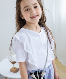 【ピエロ/Pierrot】 lulpini 2wayフリルショルダーTシャツ人気、トレンドファッション・服の通販 founy(ファニー) ファッション Fashion レディースファッション WOMEN トップス・カットソー Tops/Tshirt シャツ/ブラウス Shirts/Blouses ロング / Tシャツ T-Shirts ショルダー Shoulder フリル Frills |ID:prp329100004208450