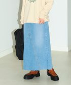 【その他のブランド/Other】のLEE / 別注 リメイク デニムスカート 人気、トレンドファッション・服の通販 founy(ファニー) ファッション Fashion レディースファッション WOMEN スカート Skirt デニムスカート Denim Skirts くるぶし Ankle カットオフ Cut Off コンパクト Compact 切替 Switching シューズ Shoes スウェット Sweat デニム Denim 定番 Standard フォルム Form フリンジ Fringe フロント Front 別注 Special Order リメイク Remake おすすめ Recommend thumbnail LIGHT_USED|ID: prp329100004209055 ipo3291000000029239978