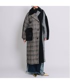 【アウラアイラ/AULA AILA】のASYMMETRY COMBINATION COAT 人気、トレンドファッション・服の通販 founy(ファニー) ファッション Fashion レディースファッション WOMEN アウター Coat Outerwear コート Coats ショルダー Shoulder チェック Check ツイード Tweed ドロップ Drop フロント Front ポケット Pocket ロング Long thumbnail YELLOW|ID: prp329100004209319 ipo3291000000029183810