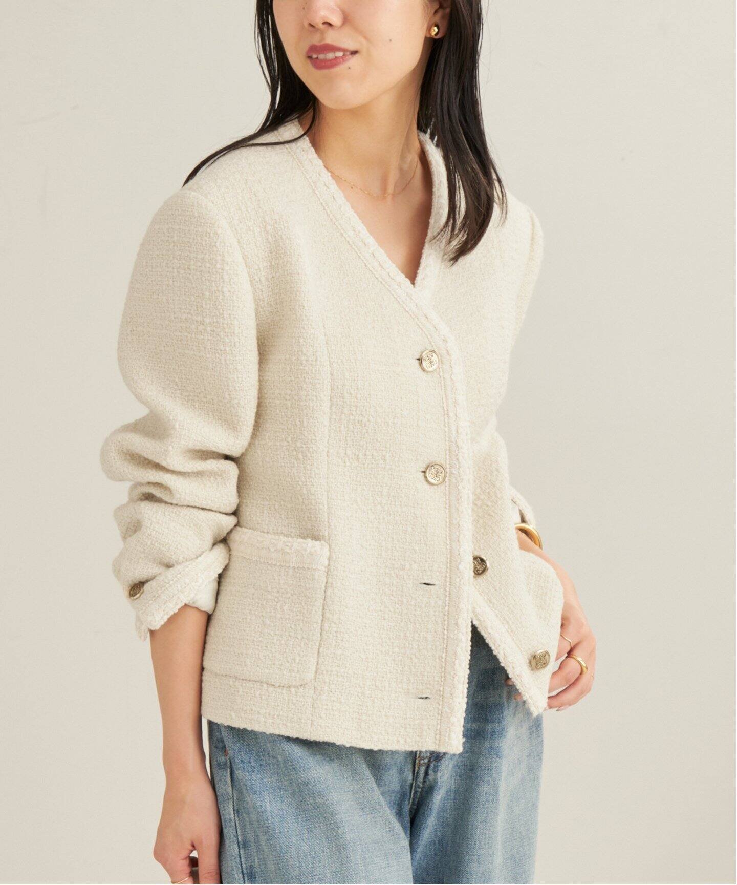 【プラージュ/Plage】のTweed ジャケット 人気、トレンドファッション・服の通販 founy(ファニー) 　ファッション　Fashion　レディースファッション　WOMEN　アウター　Coat Outerwear　ジャケット　Jackets　コンパクト　Compact　ジャケット　Jacket　ブレード　Blade　 other-1|ID: prp329100004209321 ipo3291000000029183833