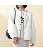 【ビームス ハート/BEAMS HEART】の異素材 ボアブルゾン 24AW IVORY|ID: prp329100004209326 ipo3291000000029451832