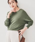 【アンタイトル/UNTITLED】のレーヨンナイロンストレッチニット 人気、トレンドファッション・服の通販 founy(ファニー) ファッション Fashion レディースファッション WOMEN トップス・カットソー Tops/Tshirt ニット Knit Tops ストレッチ Stretch フォルム Form ラウンド Round thumbnail オリーブグリーン|ID: prp329100004209386 ipo3291000000029184539