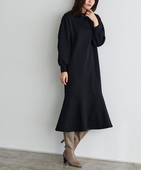 【ピエロ/Pierrot】 裏起毛マーメイドワンピース人気、トレンドファッション・服の通販 founy(ファニー) ファッション Fashion レディースファッション WOMEN ワンピース Dress スウェット Sweat トレンド Trend マーメイド Mermaid |ID:prp329100004209425