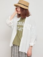 【サマンサモスモス/Samansa Mos2】の【UVカット/接触冷感】バンドカラーゆるシャツ 人気、トレンドファッション・服の通販 founy(ファニー) ファッション Fashion レディースファッション WOMEN トップス・カットソー Tops/Tshirt シャツ/ブラウス Shirts/Blouses thumbnail オフホワイト|ID: prp329100004209621 ipo3291000000029186796