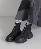 【アヴィレックス/AVIREX】の《直営店限定》FRONT ZIP BOOTS/フロントジップブーツ 人気、トレンドファッション・服の通販 founy(ファニー) ファッション Fashion レディースファッション WOMEN 2024年 2024 2024-2025秋冬・A/W Aw/Autumn/Winter/Fw/Fall/2024-2025 A/W・秋冬 Aw・Autumn/Winter・Fw・Fall-Winter おすすめ Recommend ジップ Zip ミリタリー Military thumbnail ブラック|ID: prp329100004209638 ipo3291000000029187122